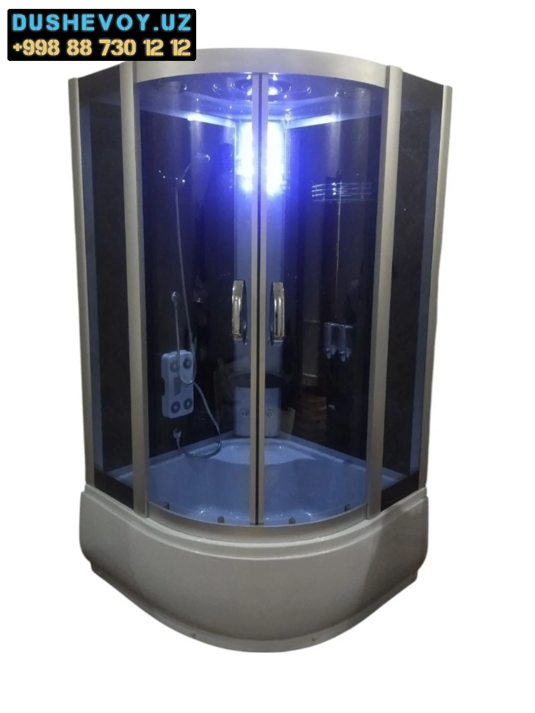 Черное стекло - Душевая Кабина